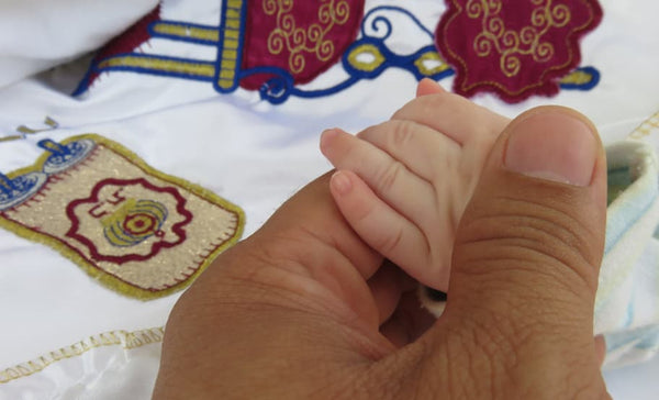 Newborn baby's hand