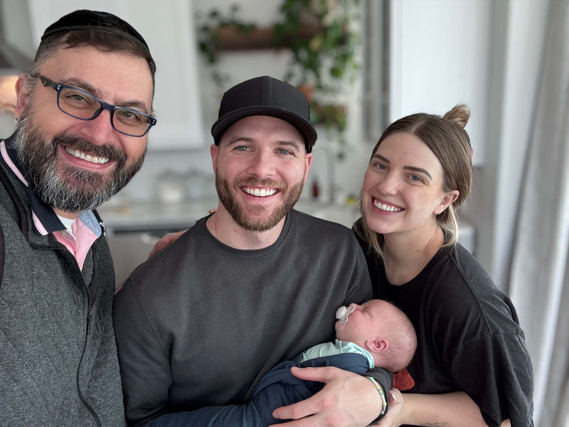 Family with newborn