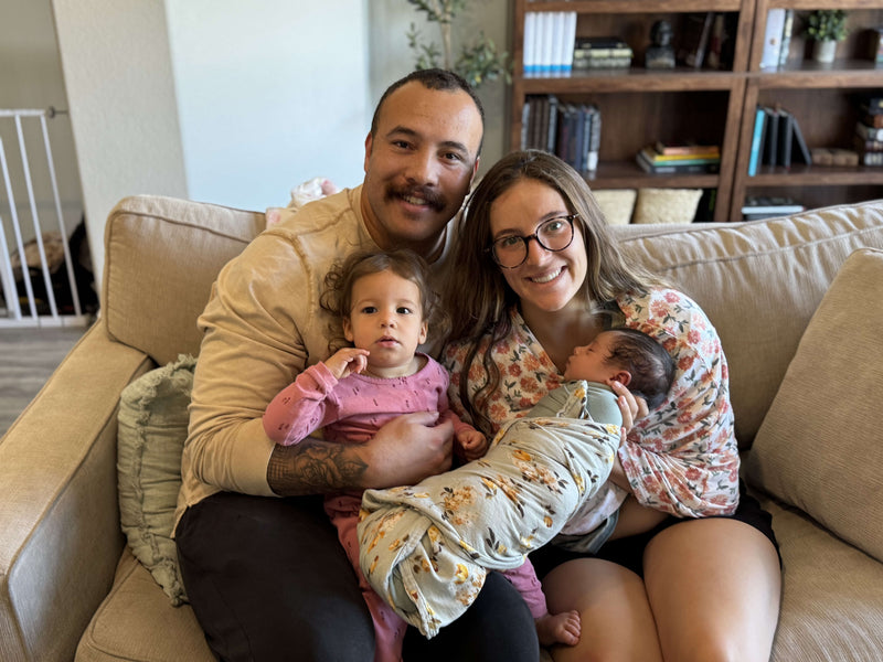 Family with newborn