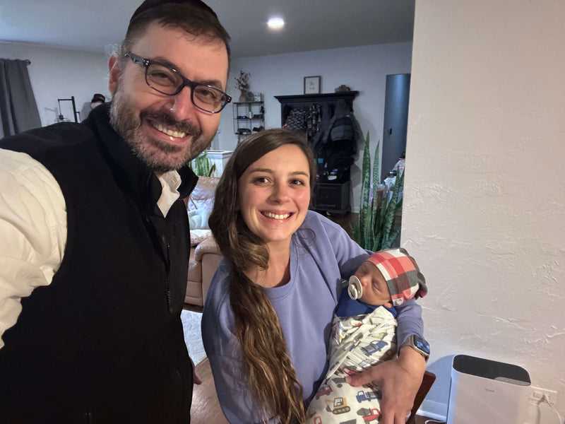 Family with newborn