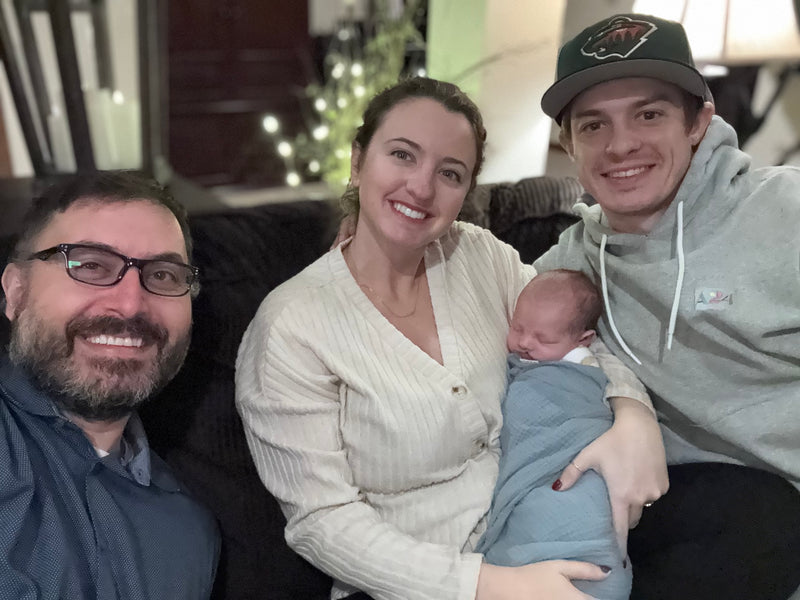 Family with newborn