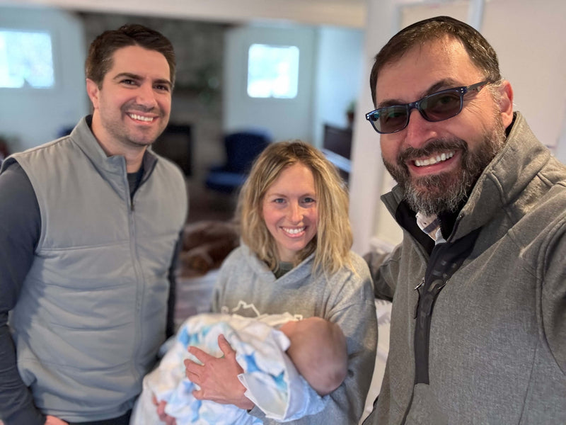 Family with newborn